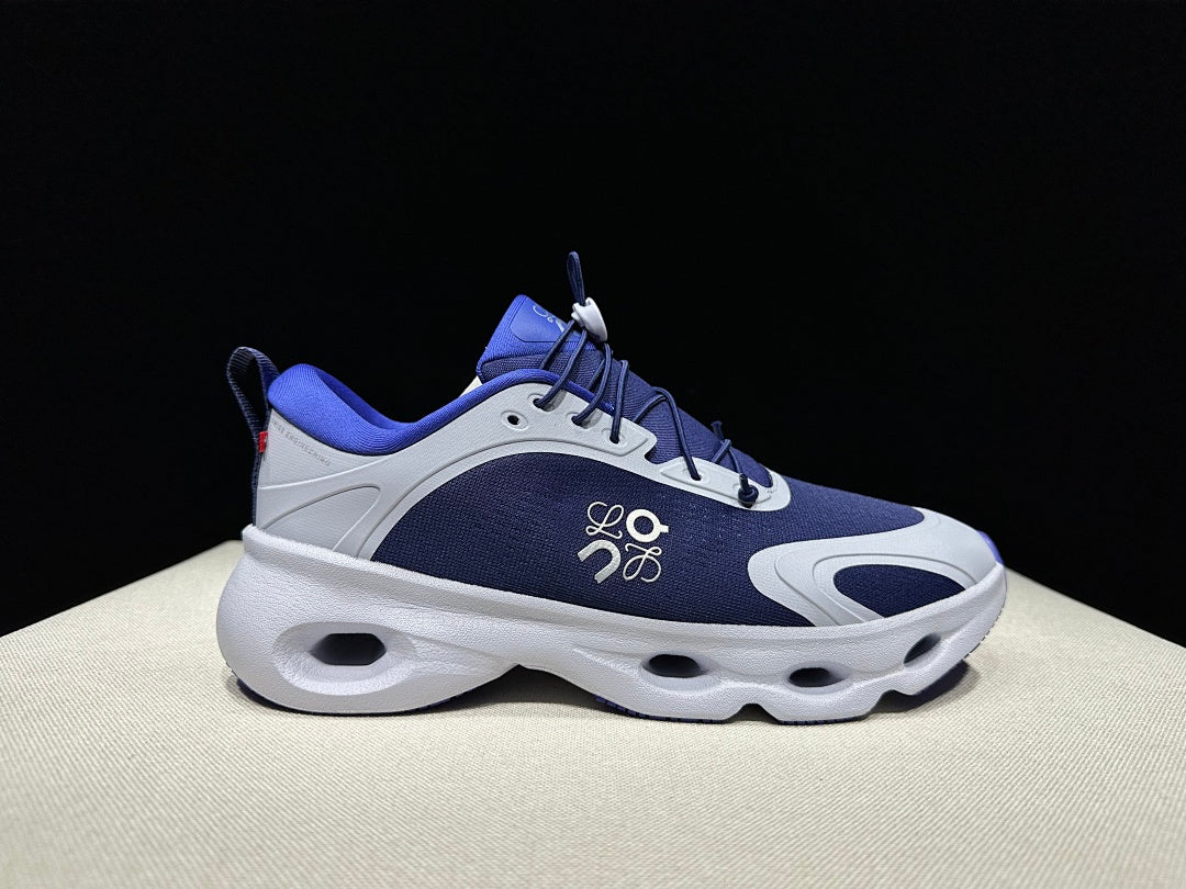 On x LOEWE Cloudventure 3.0 Sneakers, Grey Blue