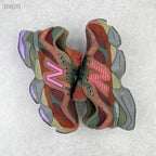 New Balance 9060 U9060BUR Burgundy Green Sneakers