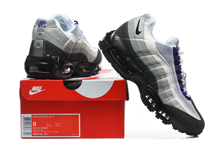 Nike Air Max 95 TT Sneakers in Grey, Black and Purple