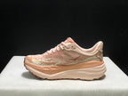 HOKA Stinson 7 Trail Running Shoes in Blush and Cream