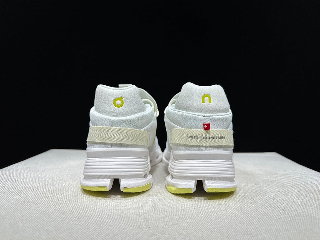On Cloudnova 2 Sneakers White and Lime