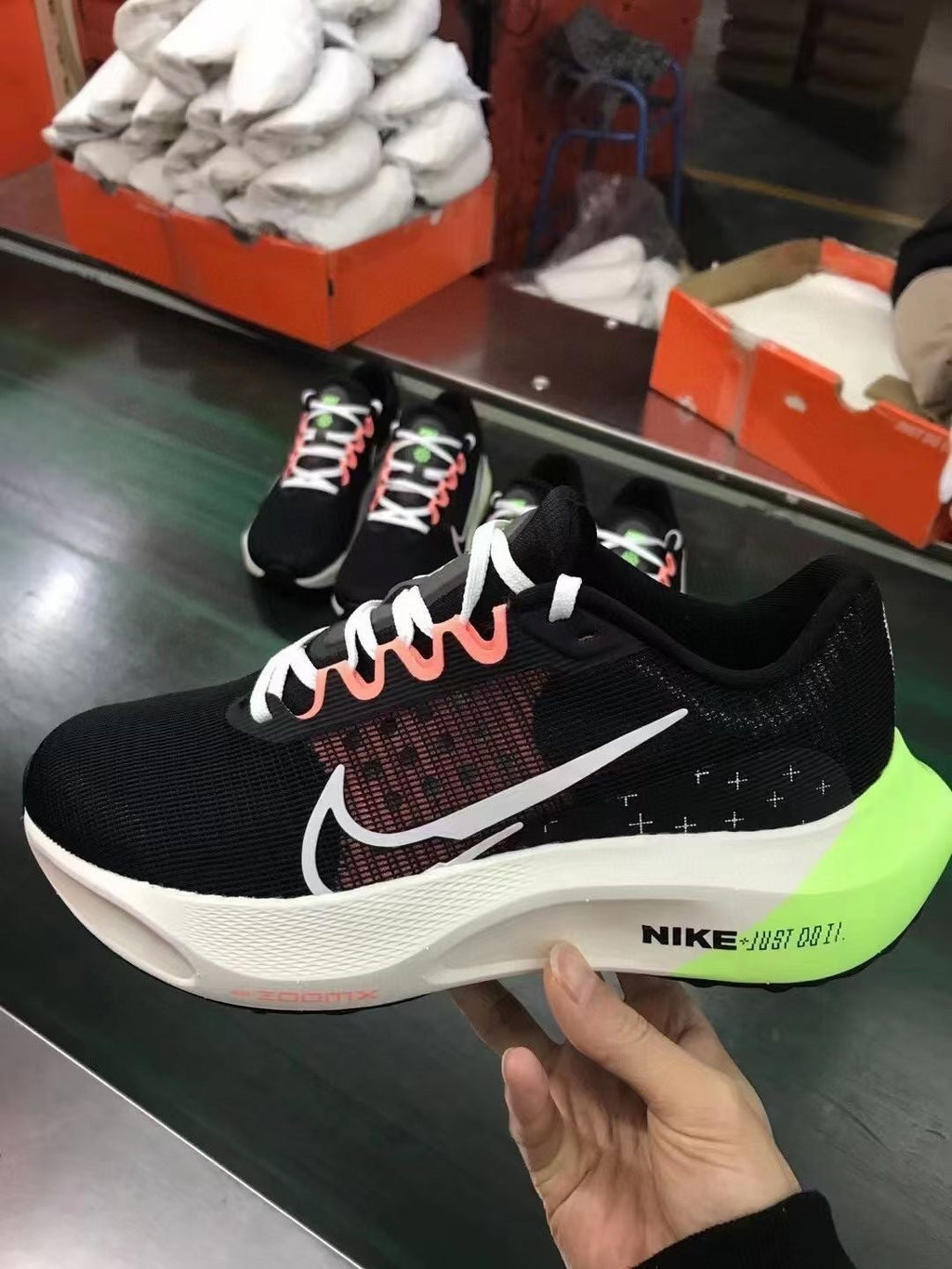 Nike Zoom Fly 5 Running Shoes Black Volt FB1847-011