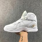 Air Jordan 8 Retro OVO White Metallic Gold Sneakers