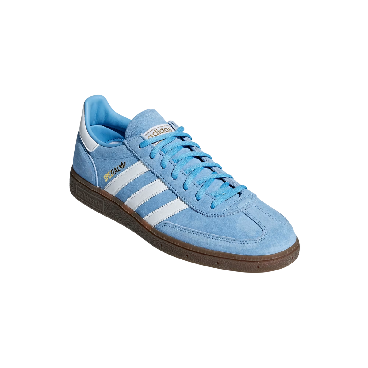 Adidas Originals Men's Light Blue/Gum  Handball Spezial Sneakers, BD7632