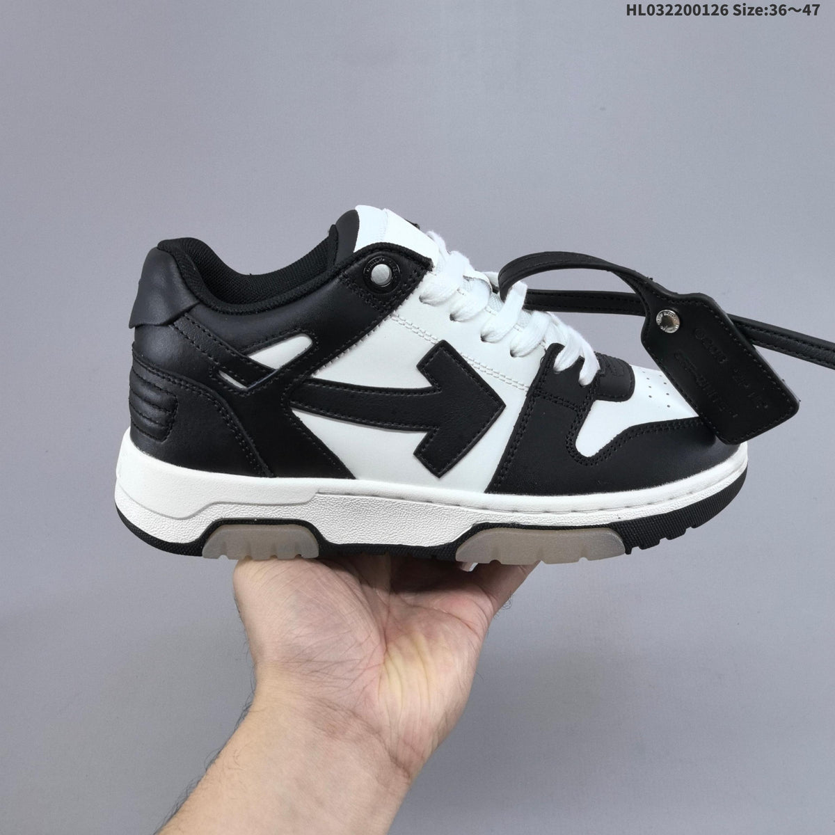 Off-White Out Of Office Low-Top Sneakers Black White