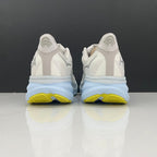 HOKA Clifton 9 Running Shoes in Gray and Blue