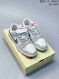 Nike SB Dunk Low Sneakers Gray White Black
