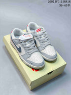 Nike SB Dunk Low Sneakers Gray White Black