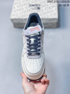 Nike Air Force 1 '07 Low Sneakers White Navy Gray