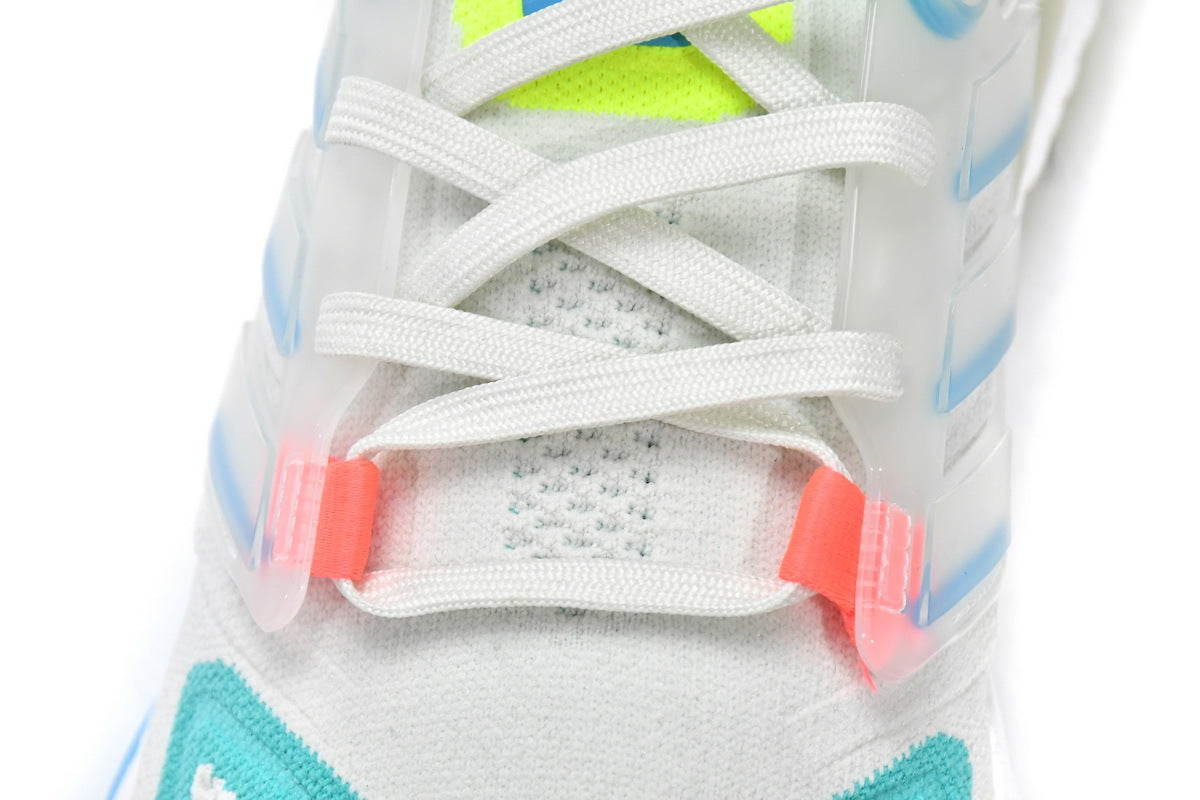 Adidas UltraBoost 22 Running Shoes White Sky Rush Mint GY8674