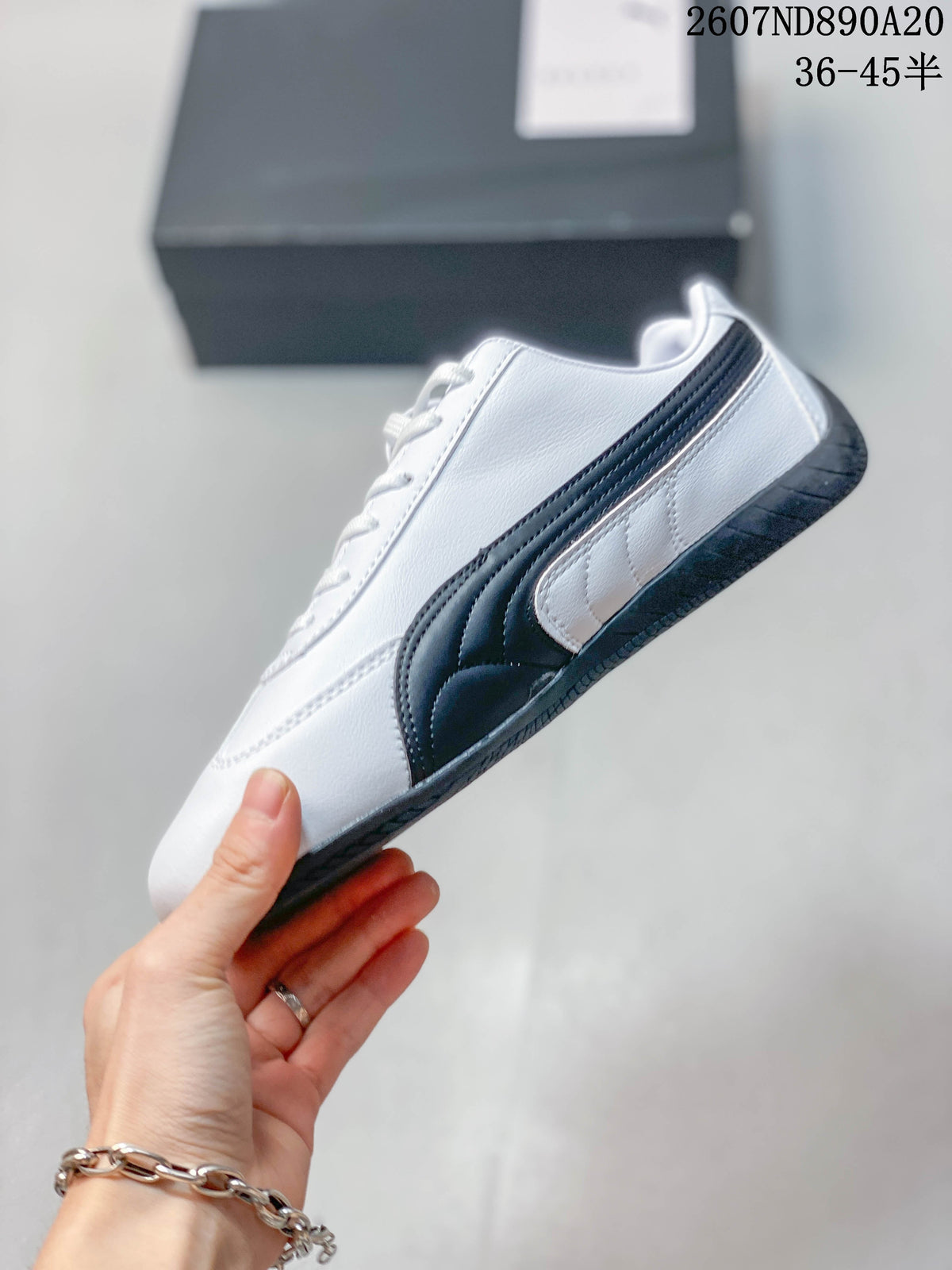 Puma Speedcat OG White Black Sneakers 398846-01