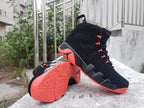 Jordan Air Jordan 9 Black and Red High-Top Sneakers