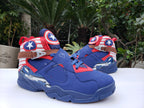 Jordan Air Jordan 8 High-Top Sneakers in Blue