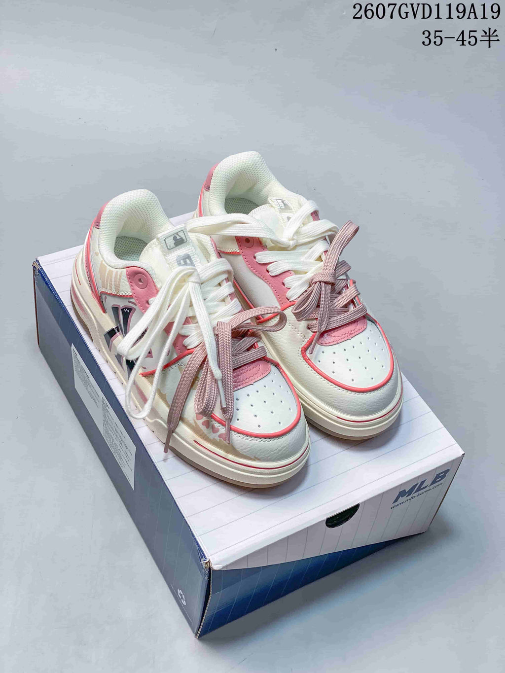 MLB Chunky Liner Pink Low-Top Sneakers 2607GVD119A19