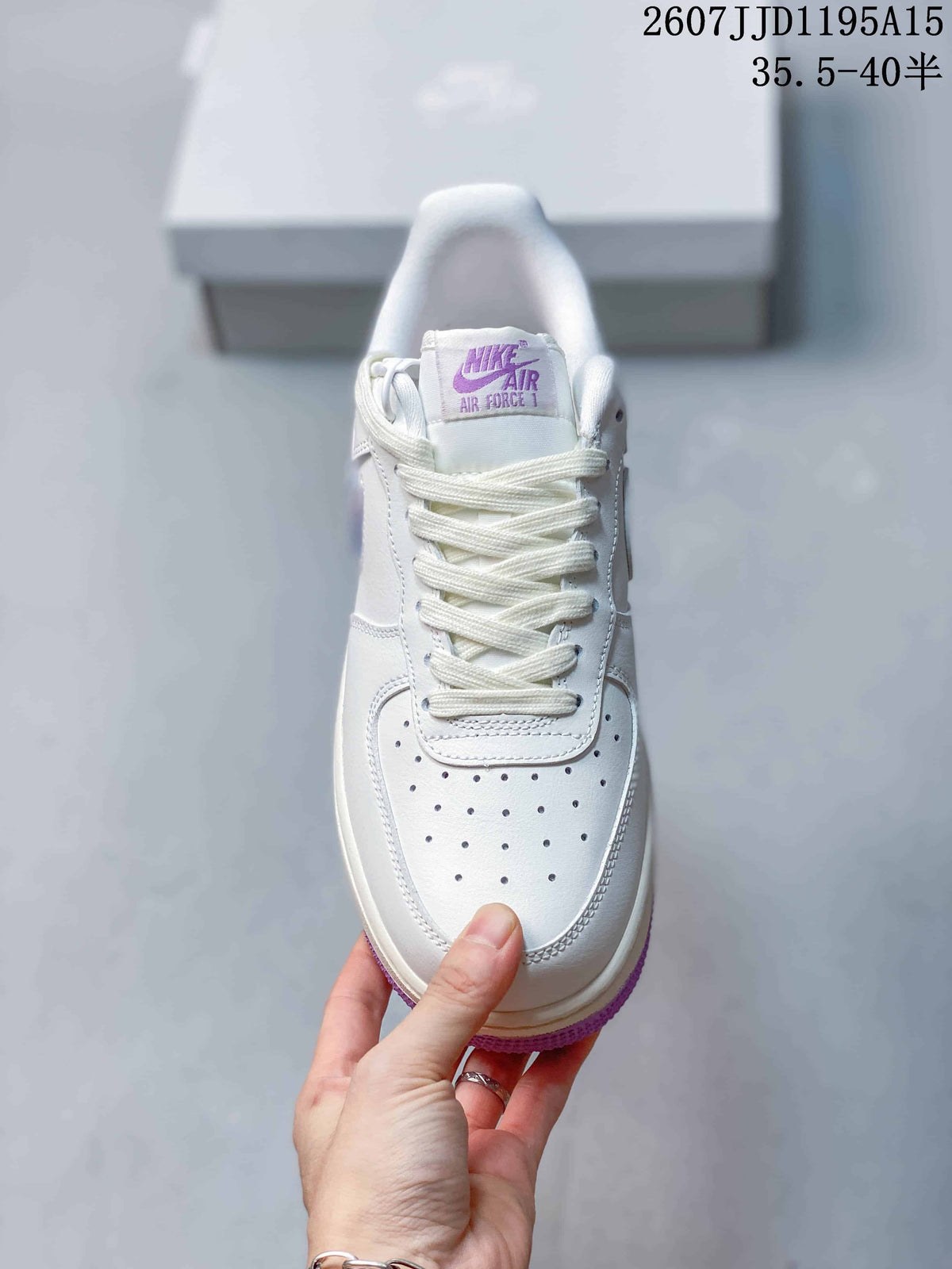 Nike Air Force 1 ’07 Low White Purple Sneakers HV440