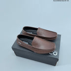 ECCO Men's Leather Slip-On Loafers in Black or Brown