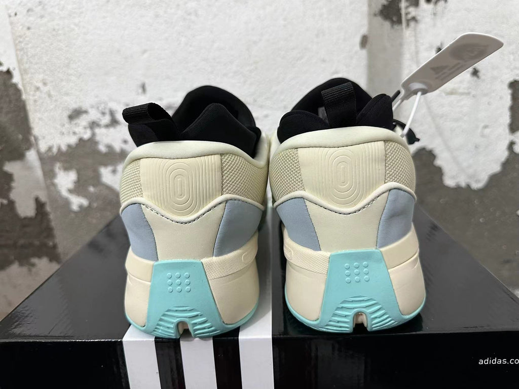 Adidas Basketball Sneakers in Blue Gray and Cream
