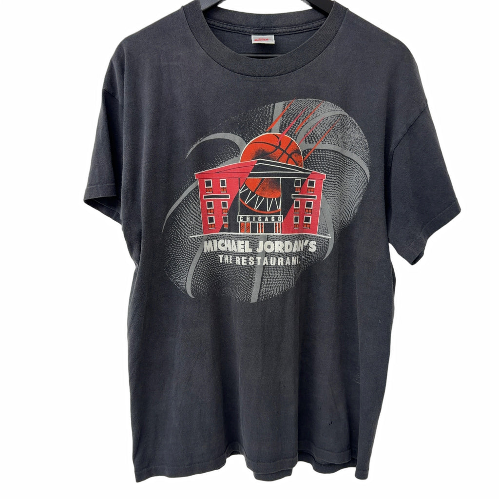 Vintage 90s Nike Michael Jordan Restaurant Tee Black