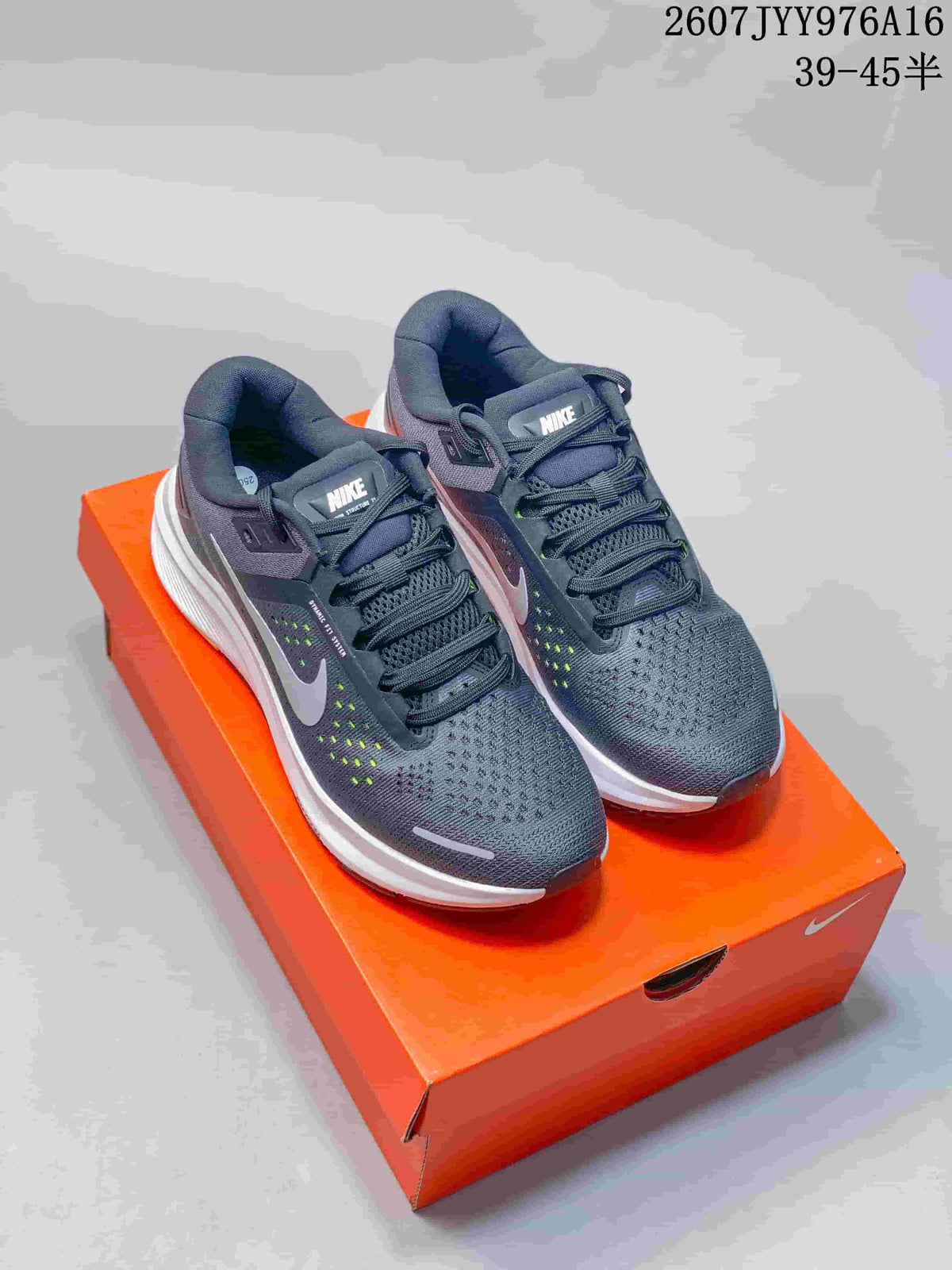 Nike Zoom Structure 23 Running Sneakers Gray White