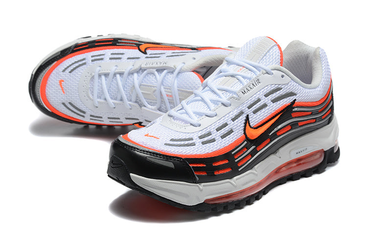Nike Air Max Tn White Black Bright Orange Sneakers