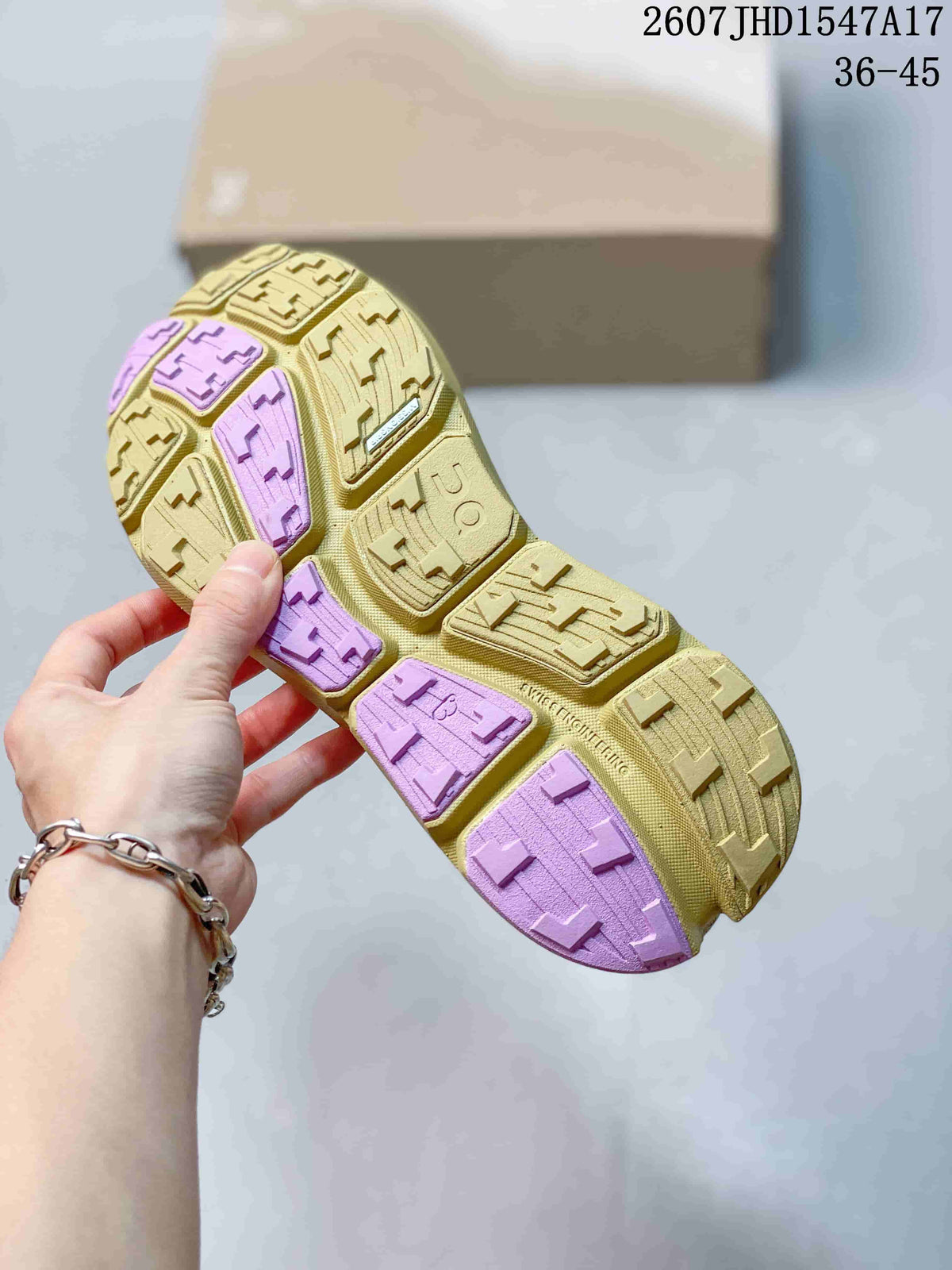 On CloudSoma Sneakers in Pink and Yellow