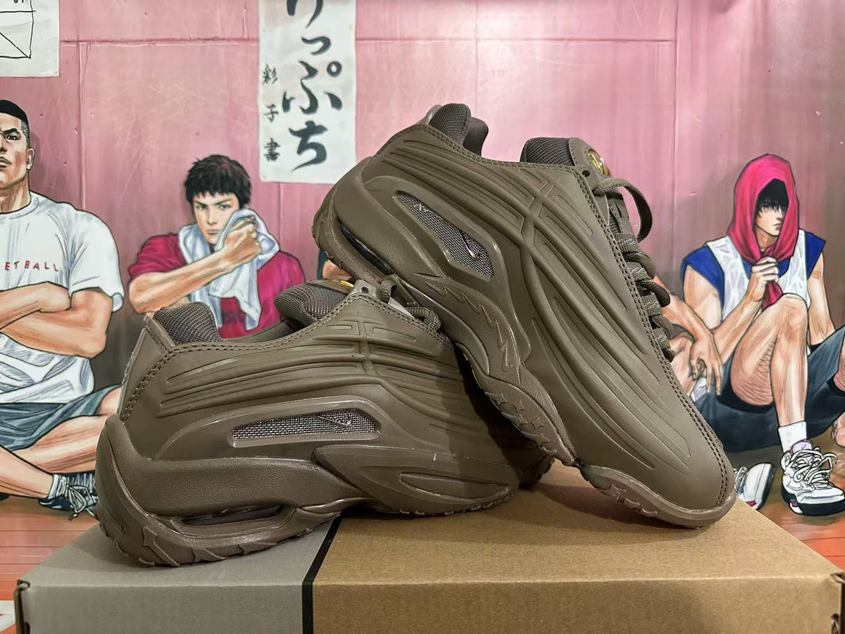 Brown E-Tek Low-Top Sneakers