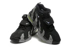 Nike Air More Uptempo Low Sneakers Black Grey Green