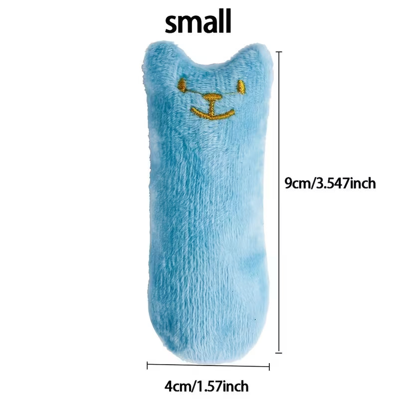 Crinkle Plush Cat Toy – Interactive Chew & Bite Teaser for Dental Health & Mental Stimulation