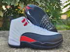 Jordan Air Jordan 12 White Black Red High-Top Sneakers