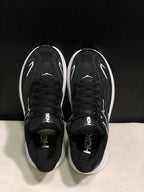 HOKA Clifton 10 Black and White Running Shoes