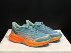 HOKA Speedgoat 5 Trail Running Shoes Blue Orange