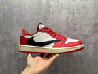 Jordan 1 Low Travis Scott Chicago Red Sneakers
