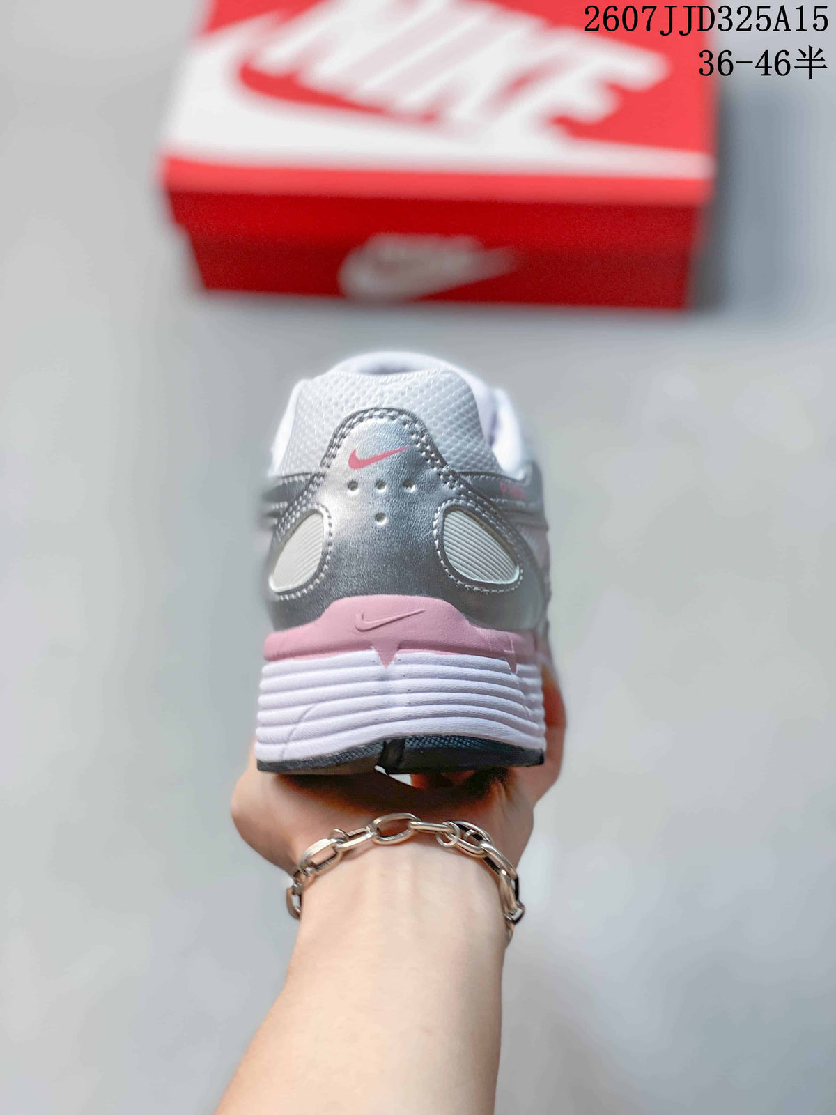 Nike P-6000 Running Sneakers Silver Pink 2607JJD325A15