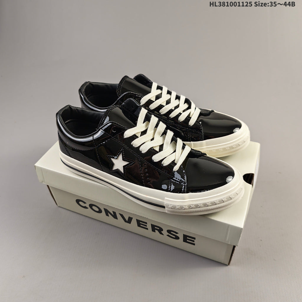 Converse 1970s Noritake Low-Top Sneakers, Black Patent