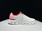 On Cloudnova Form 2 White and Red Sneakers