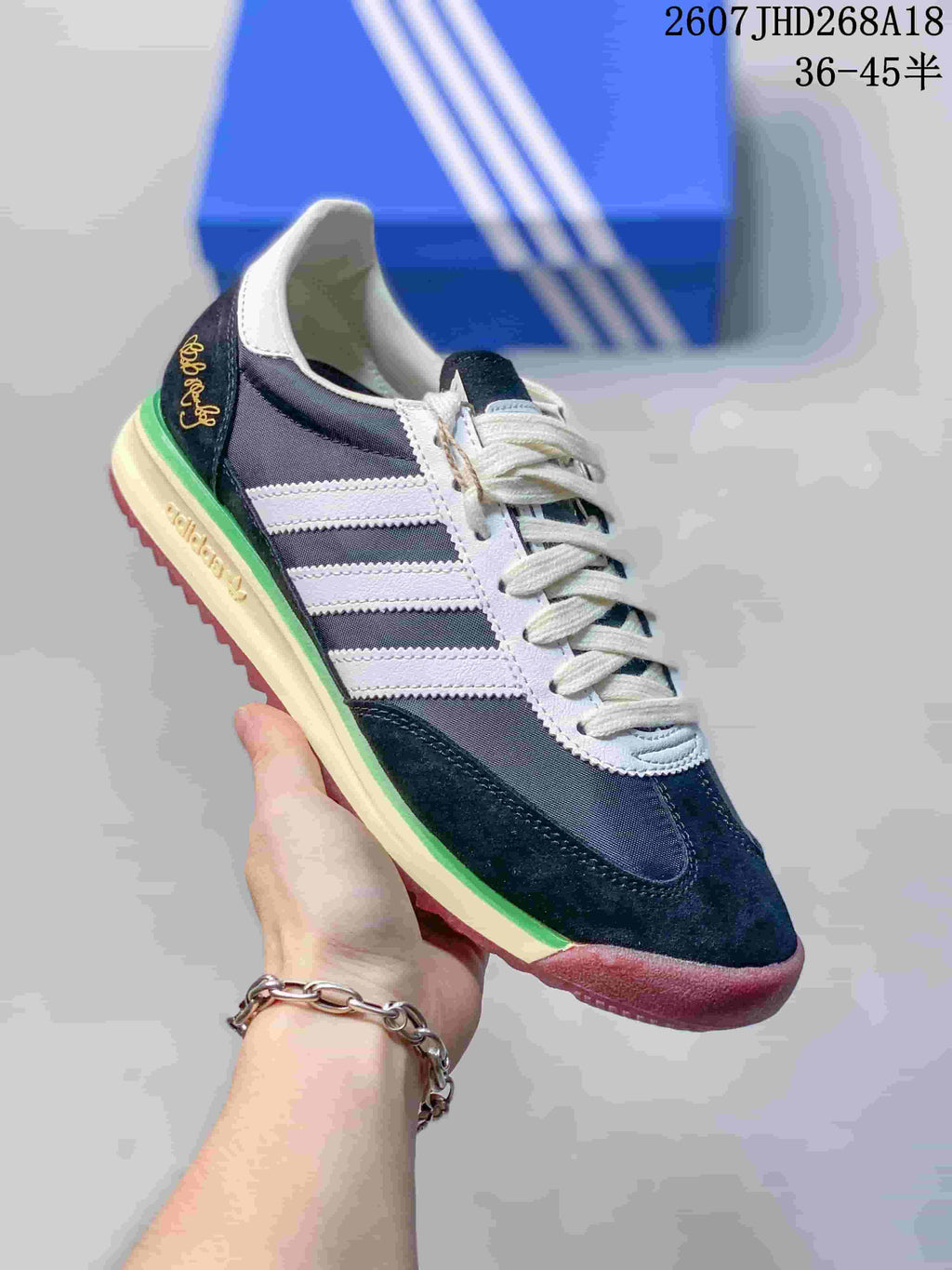 adidas SL 72 Bob Marley Sneakers Burgundy and Navy