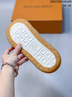 Louis Vuitton Tilted Low-Top Sneakers in Green Monogram