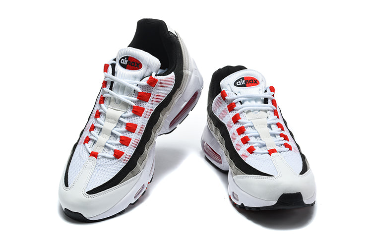 Nike Air Max 95 TT White Grey Red Sneakers 918762-100