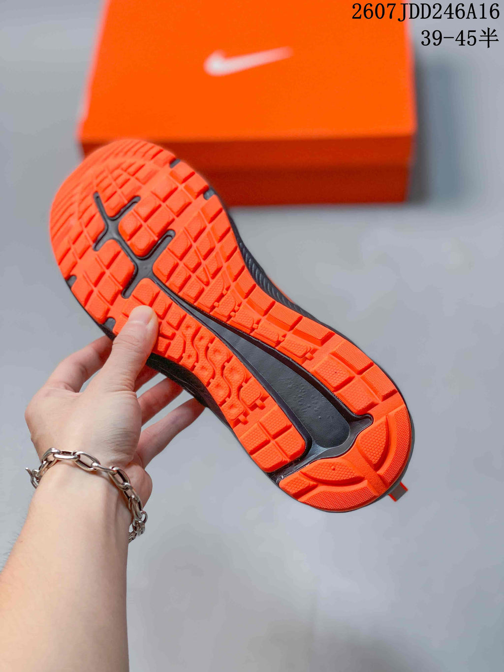 Nike Zoom Winflo 9X Running Sneakers Dark Gray Orange CZ6720-001