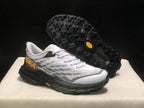 HOKA Speedgoat 5 Trail Running Shoes White Gray