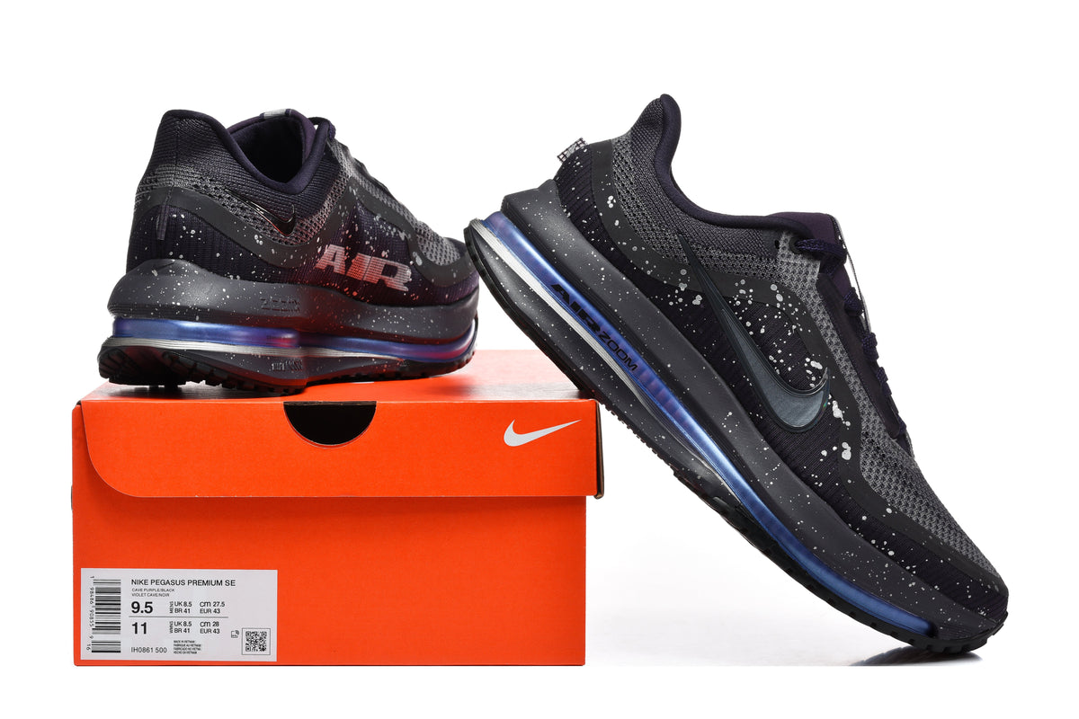 Nike Pegasus Premium SE Sneakers, Black and Blue IH0860-500