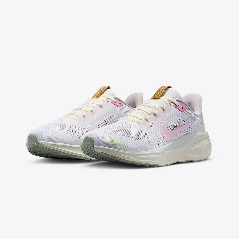 Nike Pegasus 41 Running Shoes, White and Pink, IB8882-161