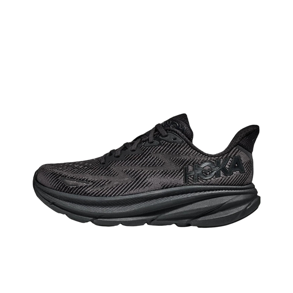 HOKA Clifton 9 Black Running Shoes