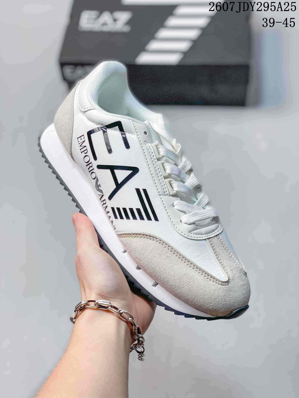 Emporio Armani EA7 Lace-Up Low-Top Sneakers 2607JDY295A25