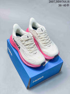 HOKA Clifton 10 White Pink Sneakers 07JHD976A16