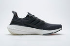 adidas UltraBoost 21 Running Shoes, Charcoal and White FY0372