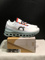 On Cloudmonster Sneakers in White and Blue