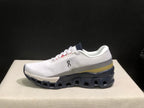 On Cloudmonster 2 Running Shoes, White and Midnight
