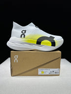 On Cloudboom Strike LS Running Shoes White Lime