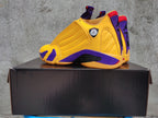 Jordan Air Jordan 14 Kobe Tribute Basketball Sneakers Yellow Purple
